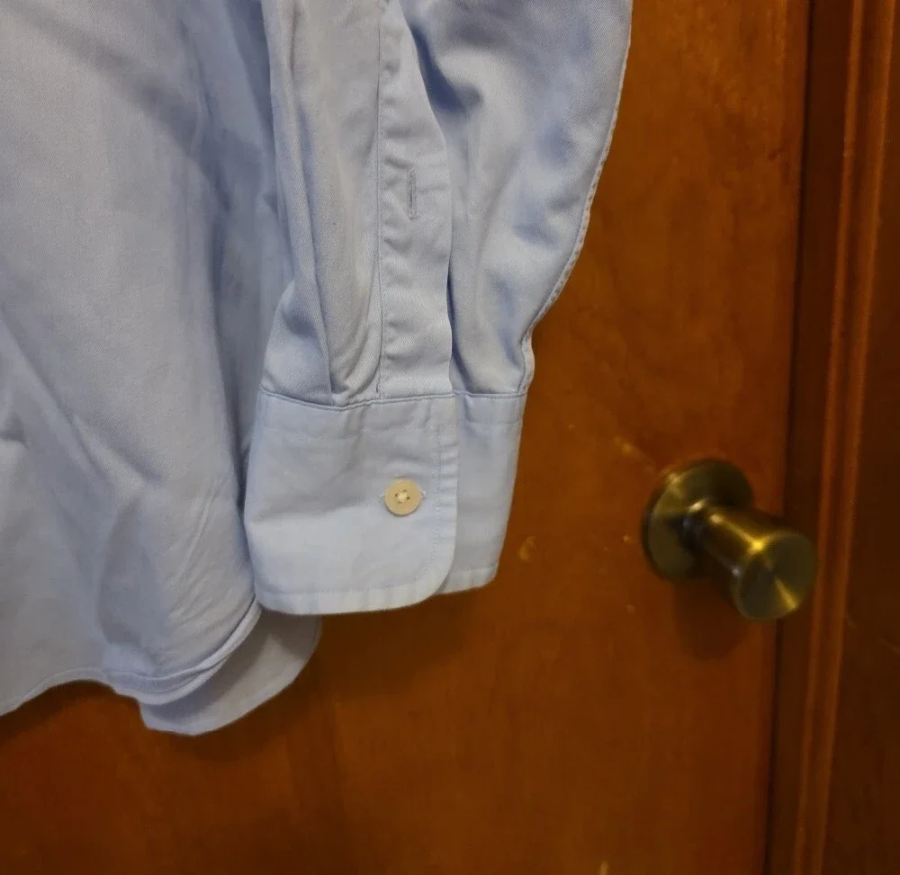 Men's J-Crew Light Blue Dress Shirt - Classic Button-Down